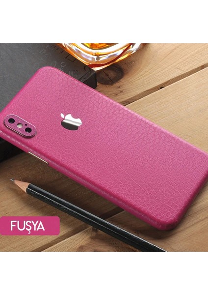 Iphone Xr 6.1 Deri Dokulu Arka Yan Kaplama STICKER-(5775) - MCT3250-9246