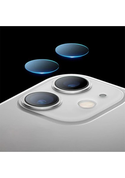 iPhone 11 Yüksek Çözünürlüklü Kamera Lens Koruma CAMI-(5775) - MCT8641-9386