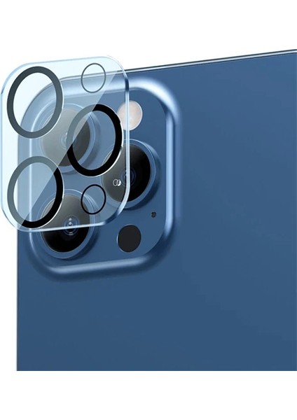 Baseus iPhone 12 Pro 6.1 3D Full Kaplama Kamera Koruyucu Cam 2 Adet SET-(5775) - MCT2318-9680