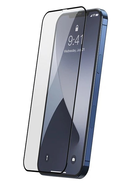 Baseus 0.25MM Iphone 12-12 Pro 6.1 3D Full Tempered Cam Ekran Koruyucu 2ADET-(5775) - MCT7713-9165