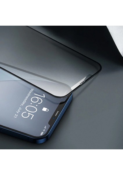 Baseus 0.25MM Iphone 12-12 Pro 6.1 3D Full Tempered Cam Ekran Koruyucu 2ADET-(5775) - MCT7713-9165