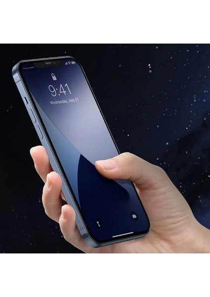 Baseus 0.25MM Iphone 12-12 Pro 6.1 3D Full Tempered Cam Ekran Koruyucu 2ADET-(5775) - MCT7713-9165