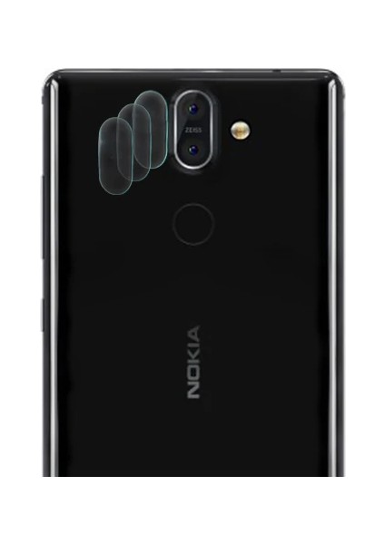 Gor Nokia 8 Sirocco Nano Kamera Koruyucu 3 Adet SET-(5775) - MCT8253-6410