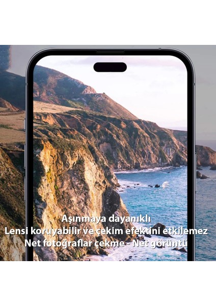 Ally iPhone 15-15 Plus Full Tempered Kamera Lens Koruma CAMI-(5775) - MCT5139-9487