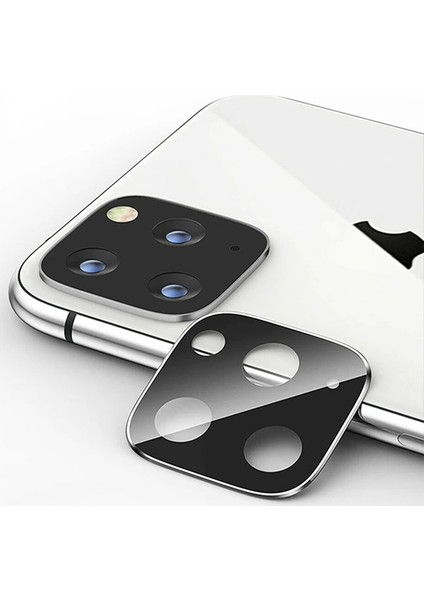 Iphone 11 Pro/ 11 Pro Max 3D Kamera Koruyucu Cam+ Metal LENS-(5775) - MCT6166-2596