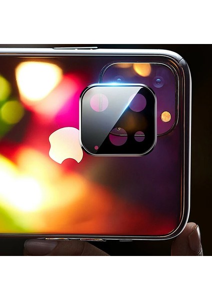 Iphone 11 Pro/ 11 Pro Max 3D Kamera Koruyucu Cam+ Metal LENS-(5775) - MCT6166-2596 modelleri