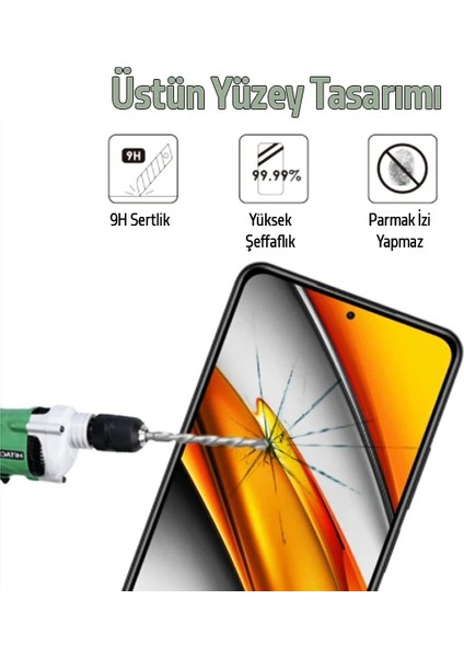 Xiaomi Poco F3 Full Glue Full Kaplama Tempered Cam Ekran KORUYUCU-(5775) - MCT5870-2321