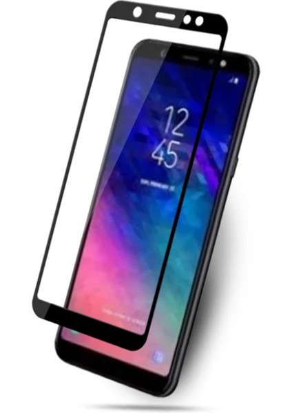 Ally Samsung Galaxy A6+ Plus 2018 Için Full Kaplama Kırılmaz Cam Ekran Koruyucu- - MCT1028-6146