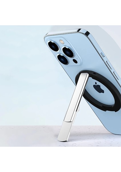 Ally SJ20 Taşınabilir Magsafe Mıknatıslı Cep Telefonu Standı Masaüstü Braket - MCT1919-1972