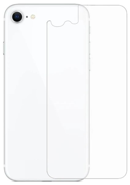 Ally iPhone Se3-Se2 Iphone 8-7 Tempered Şeffaf Arka Cam KORUYUCU-(5775) - MCT4896-1032