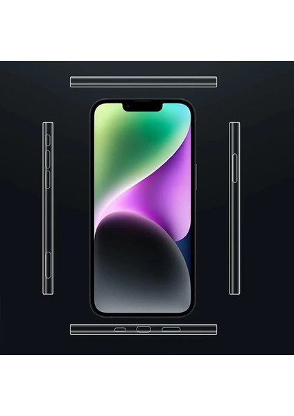 Ally iPhone 14 Hidrojel Hayalet Yan Alt Üst Kaplama Koruyucu FILM-(5775) - MCT4412-7148 modelleri