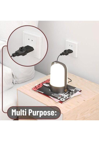 10 Adet Türk Fişi Amerikan Tip Fişe Çevirici Seyahat Adaptörü 2 Pinli Düz Plug Travel Adapter Fiş Priz Dönüştürücü Piriz Siyah