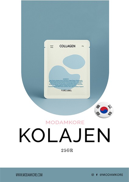 - Kore Kolajen Yüz Maskesi – Sıkılastırıcı, Canlandırıcı & Yaslanma Karşıtı