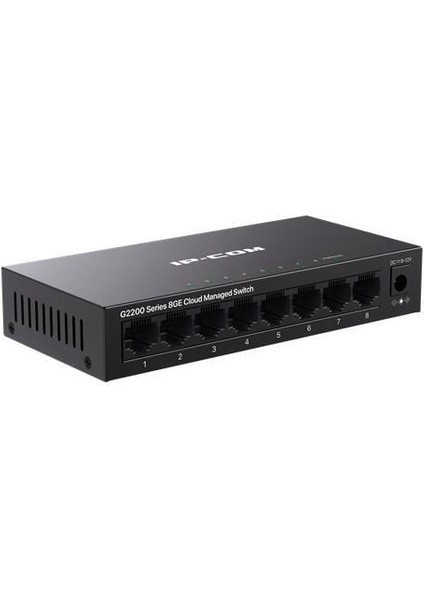 IP-G2208D 8 Port Gıgabıt Cloud Yönetilebilir Metal Kasa Swıtch