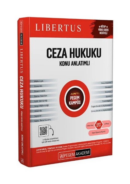 Ceza Hukuku Konu Anlatımlı Lıbertus 2025
