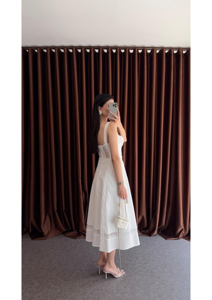 Dantelli Beyaz Elbise fiyatları