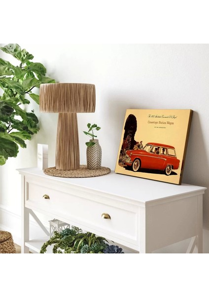 Klasik Vagon Hayali Kanvas Tablo modelleri