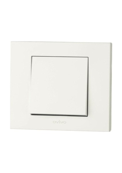 Grano Beyaz Anahtar+ Çerçeve Dhil