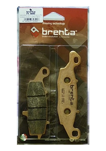Suzukı Sfv Gladius Sol/arka 650CC 2009-16 Ön Fren Balatası Brenta