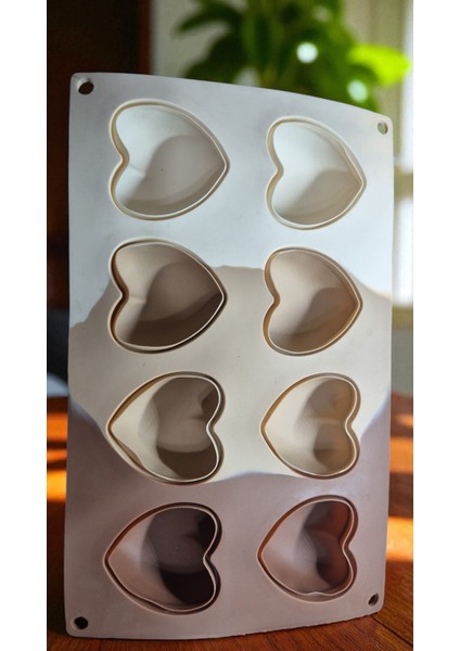 Kalp Şeklinde Isıya Dayanıklı Silikon Kek, Mum, Sabun Kalıbı - El Sanatları, Ev Dekorasyonu modelleri