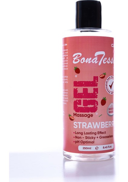 Wellcobona Tessa Çilek Aromalı Masaj Jeli 250 ml