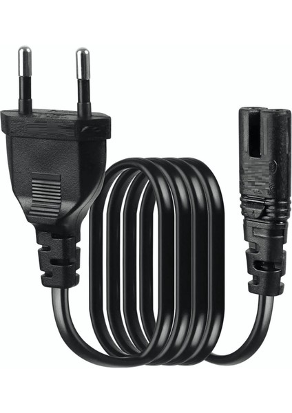 3 Metre Teyp Işıldak Fişi C7 Radyo /yazıcı/ Işıldak (Ps4/ps3/ps2/teyp Power Güç Kablosu 3mt 2x0.75 Enerji Kablosu 2 Pinli Power Cord Cabble