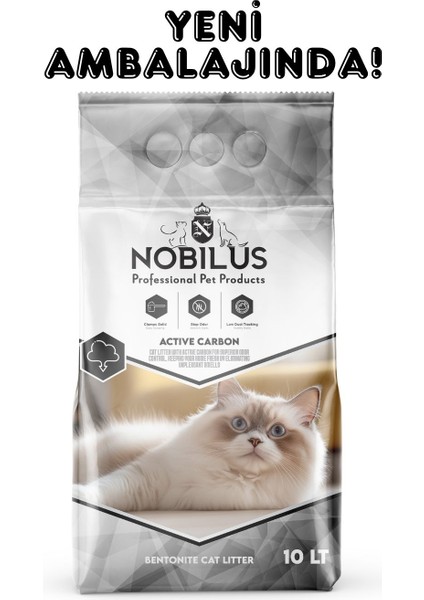 Aktif Karbonlu Koku Hapseden, Topaklanan, Tozsuz Kedi Kumu 10 Lt Anti Bakterial Formula fiyatları