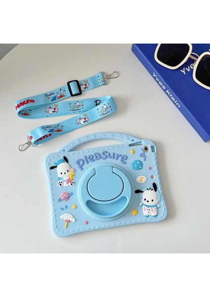 Samsung Galaxy Tab A7 Lite T220 T225 T227 Kılıf Cute Dolls Standlı Eğlenceli 3D Karekterli Çocuk Kılıfı indirimleri