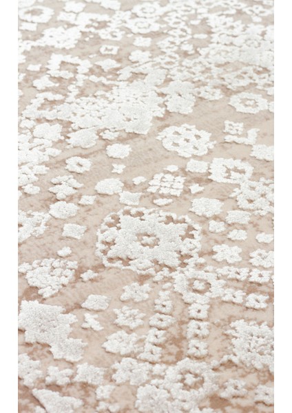 Fresco Xw Fs 31 Krem Ivory - Işıltılı Dokuma Bambu Viskon Salon Halısı