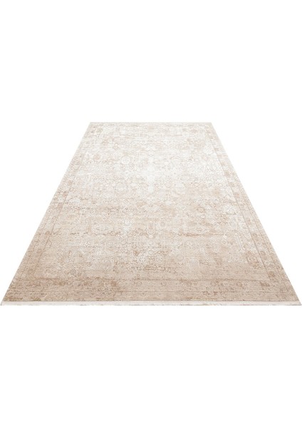 Fresco Xw Fs 31 Krem Ivory - Işıltılı Dokuma Bambu Viskon Salon Halısı