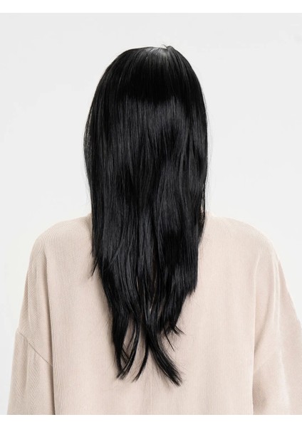 Siyah Renk Uzun Parti Peruğu (5047) fiyatları
