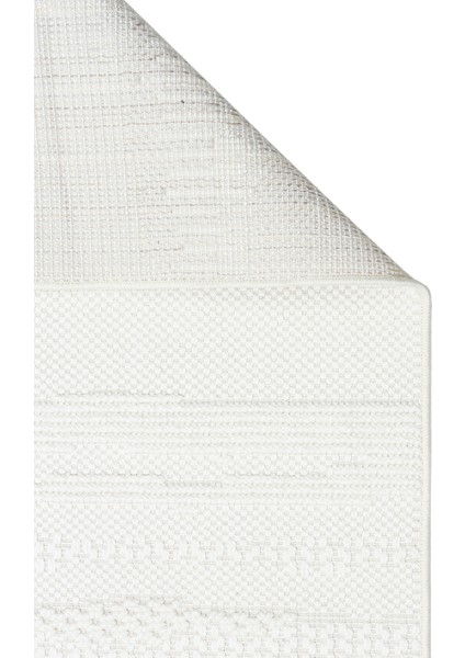 Motto Mot 08 Beyaz - Yumuşak Dokulu Modern Halı