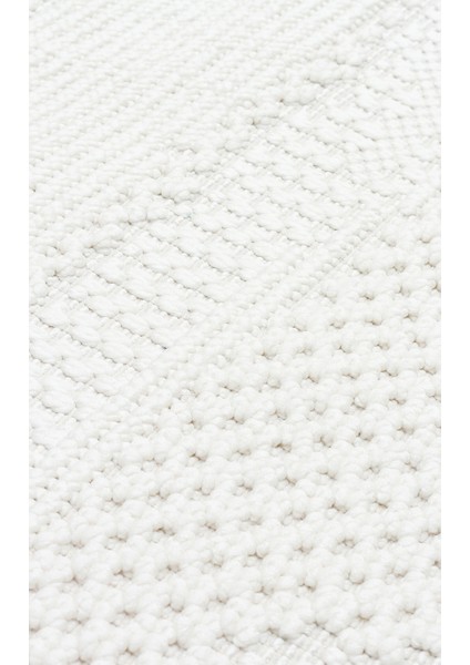 Motto Mot 08 Beyaz - Yumuşak Dokulu Modern Halı
