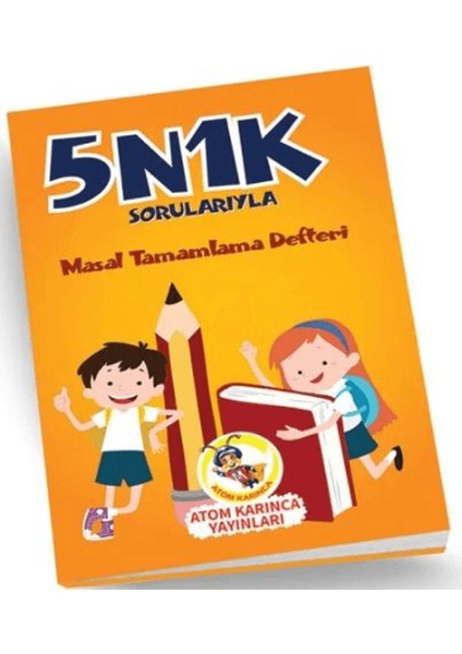 1. Sınıf 5N1K Sorularıyla Masal Tamamlama Defteri - 1
