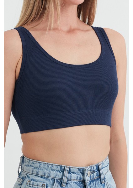 Basic Fitilli Modal Crop Büstiyer indirimleri