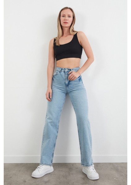 Basic Fitilli Modal Crop Büstiyer
