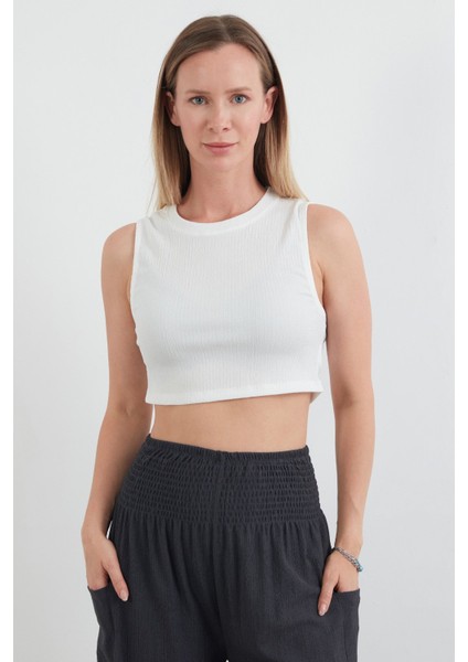 Bürümcük Kumaş Crop Body