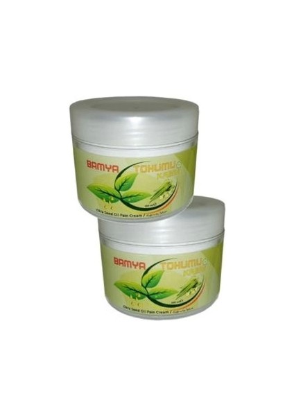 Vücut Sızılarını Gideren Bamya Tohumu Yağlı Bakım ve Mesaj Kremi 100 ml x 2 Adet