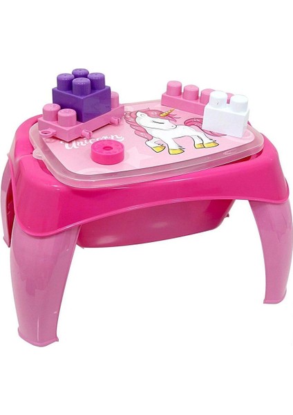 2598 Unicorn Aktivite Masası 30 Parça Blok Seti ile modelleri