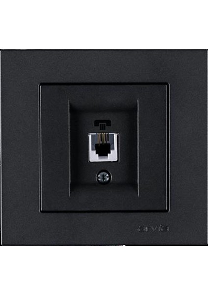 Karen Füme Cat3 Nümeris Telefon Prizi Çerçevesiz