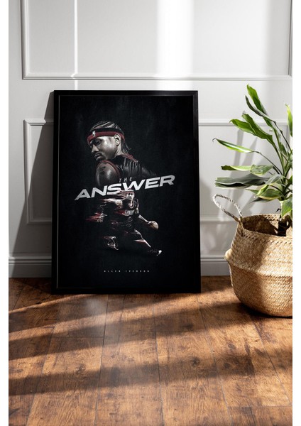 Allen Iverson Çerçeveli Tablo - Basketbol Nba Posteri Tablo fiyatları