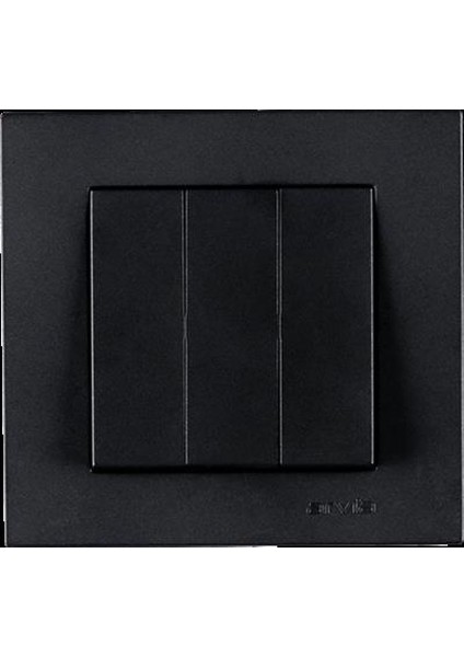 Karen Füme Üçlü Anahtar Çerçevesiz