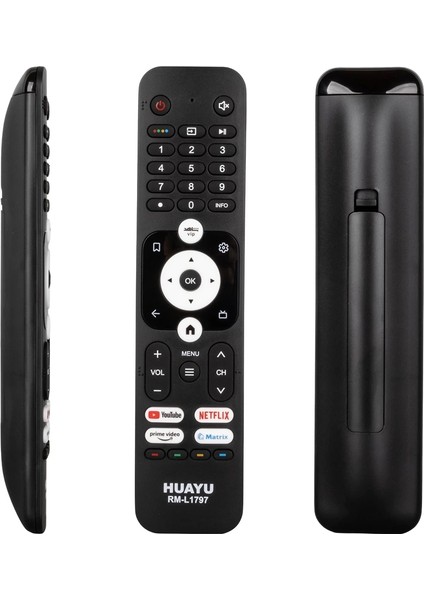 RM-L1797 Haıer Youtube-Netflıx-Prıme Vıdeo Tuşlu Lcd-Led Tv Kumanda (5047)