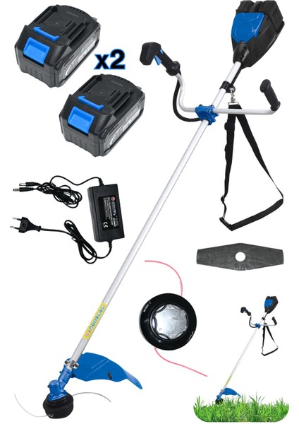 Şarjlı Çim Biçme Makinesi MUR-7032 21V 4 Amper