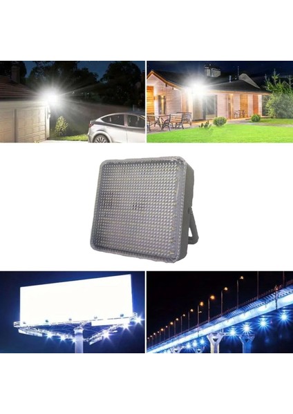 Dış Mekan ve Kamp Için USB Ile Şarj Olan 4 Farklı Işık Modlu Güçlü Projektör Lamba 200W 3600 Mah (5047)
