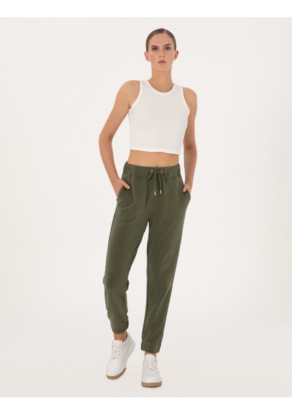Kadın Haki Regular Fit Modal Karışımlı Eşofman Altı 50301420-VR027 modelleri