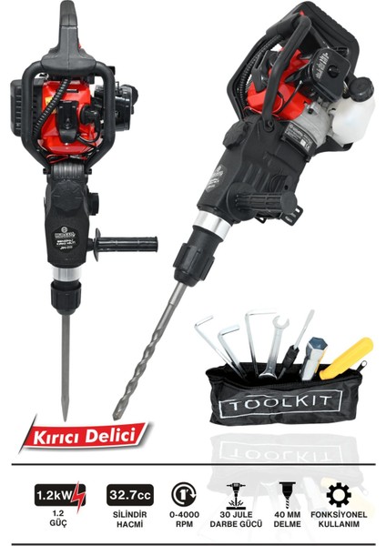 Jh-58 1.2 Kw 2,2hp Benzinli Kırıcı Delici Hilti fiyatları