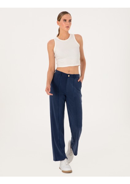Kadın Lacivert Loose Fit Modal Karışımlı Eşofman Altı 50301403-VR033 modelleri