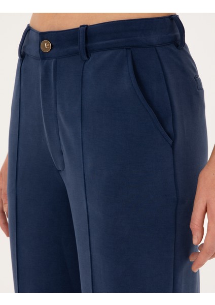 Kadın Lacivert Loose Fit Modal Karışımlı Eşofman Altı 50301403-VR033 indirimleri