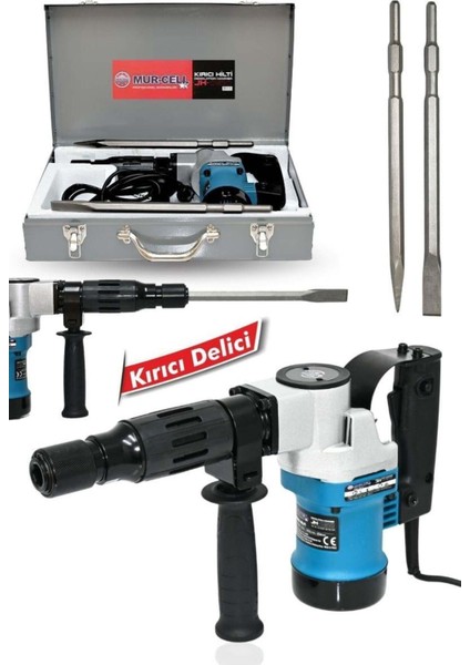 JH-0810 800W 38MM Profesyonel Pnömatik Kırıcı Delici Büyük Hilti